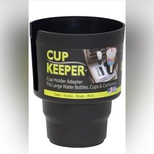 Car cup holder for larger water bottles